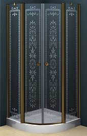 Cezares Душевой уголок ROYAL PALACE-A-R-2-90-CP-Br – фотография-1