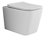 Ceramicanova Подвесной унитаз Cubic Rimless CN1806 белый