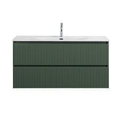 BelBagno Тумба с раковиной Uno 120 подвесная Еловый матовый с раковиной BB-8099-120 – фотография-2