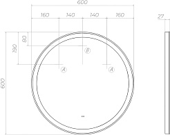 Vigo Мебель для ванной Cross 500-0-1 подвесная дуб давос натуральный – фотография-20