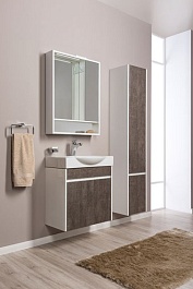 Aquanet Пенал для ванной "Коста 35" дуб антик – фотография-6