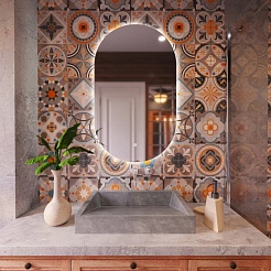 Mixline Зеркало Аккорд Алон арка 60 – фотография-4