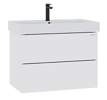 Onika Тумба с раковиной Эсквана 80 подвесная белая