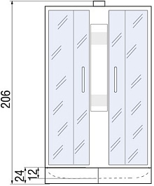 River Душевая кабина Nara 90/70/26 МТ R Б/К – фотография-11