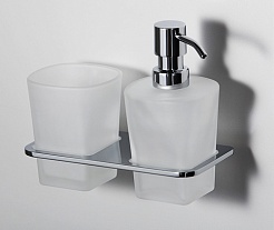 WasserKRAFT Держатель стакана и дозатора "Leine K-5089" – фотография-2