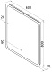 Ceruttispa Зеркало Мадера 60x80 с подогревом – фотография-16
