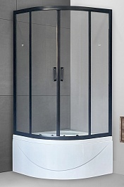 Royal Bath Душевой уголок 90/90 BK RB90BK-T-BL – фотография-1
