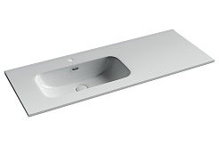 Ceramicanova Мебельная раковина Element 121 чаша слева CN7006L белая – фотография-1