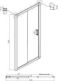 Ambassador  Душевой уголок Forsa 120x100 17022218ABB-100ABB – фотография-5