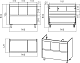 Misty Тумба для умывальника Алиса 100, 1 ящик, напольная – фотография-12