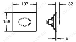Grohe Кнопка смыва Skate Air 38565000 – фотография-3