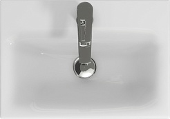 Misty Мебель для ванной Крафт 50 L белая/зебрано сахара – фотография-6