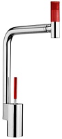 Webert Смеситель для кухни 360° TS920302784 хром/красный