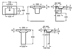 Roca Раковина "Khroma" 327651000 – фотография-8