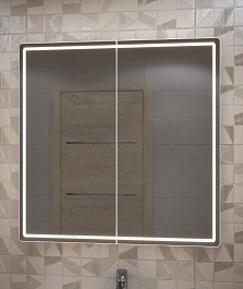 Vigo Зеркальный шкаф Geometry 800 с бесконтактным выключателем – фотография-3