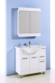 Aqwella Зеркальный шкаф Корсика 70 – фотография-5