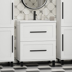 Misty Тумба под раковину Модерн 70 белая – фотография-2