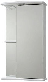 СанТа Зеркальный шкаф Ника 40 фацет R свет – фотография-1