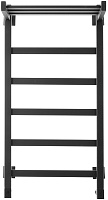 Domoterm Полотенцесушитель Квадро Плюс с полкой П6 400x800 черный