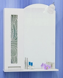 Sanflor Зеркало-шкаф Валлетта 60 зеркальный узор L – фотография-1