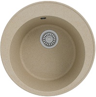 Teymi Мойка кухонная Lina Smart D48 кварцевая бежевая матовая