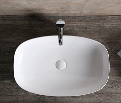 Ceruttispa Раковина накладная 60 CR0063 белая – фотография-4