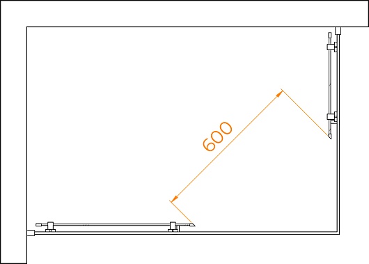 RGW Душевой уголок Passage PA-040B 120x80 профиль черный стекло прозрачное – фотография-4