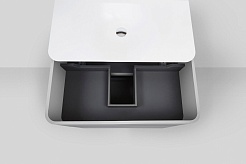 Am.Pm Тумба с раковиной Sensation 80 серый шелк – фотография-4