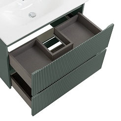 BelBagno Тумба с раковиной Uno 80 подвесная Еловый матовый с раковиной BB-8099-80 – фотография-6