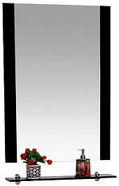 Misty Зеркало для ванной Эмилия 60 черное – фотография-2