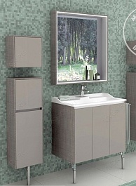 Акватон Тумба с раковиной "Фабиа 65" латте – фотография-3