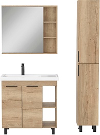 Onika Мебель для ванной Легран 80 дуб галифакс – фотография-2