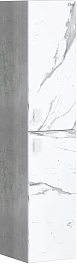Onika Шкаф пенал Марбл 30.10 мрамор/камень бетонный – фотография-1