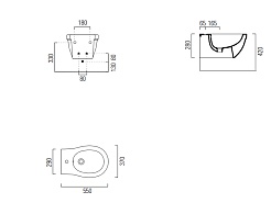 GSI Биде подвесное CLASSIC 8765111 – фотография-3
