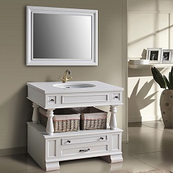 Атолл Мебель для ванной "Джулия 95" ivory – фотография-1