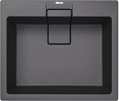 Florentina Мойка кухонная Ривьера 600 черная – фотография-1