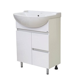 Misty Мебель для ванной Амур 60, ящики – фотография-3