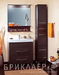 Бриклаер Зеркало для ванной Чили / Куба 80 венге – фотография-2