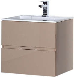 Aquanet Тумба с раковиной "Алвита 60" капучино – фотография-7