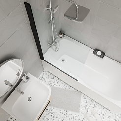 Parly Шторка для ванны F04B – фотография-4