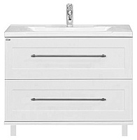 Misty Тумба для умывальника Марта 100 напольная белая