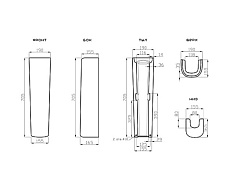 Della Пьедестал для раковины Globus версаче, золото – фотография-4