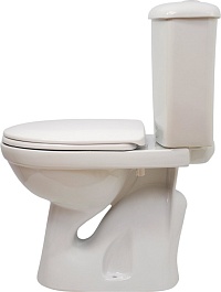 Оскольская керамика Унитаз-компакт Суперкомпакт Стандарт с вертикальным выпуском – фотография-3