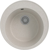 Teymi Мойка кухонная Lina Smart D48 кварцевая белая матовая