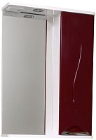 СанТа Зеркальный шкаф "Полис 55" R бордо