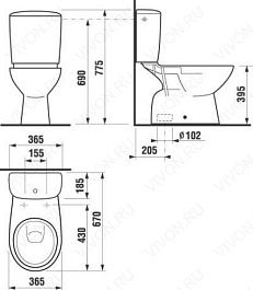 Jika Унитаз-Компакт "Olymp" – фотография-2