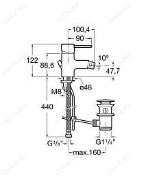 Roca Смеситель "Targa 5A6060C00" – фотография-2