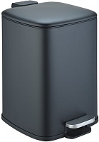 WeltWasser Ведро для мусора WW Berg BL 20L черное матовое
