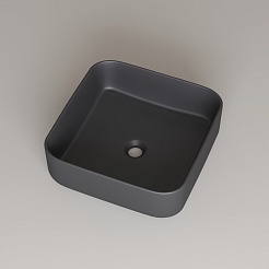 Iddis Раковина-чаша Bridge 39 BRIGM04i27 серая матовая – фотография-4