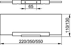 Keuco Полка Plan 14910 22 см – фотография-2